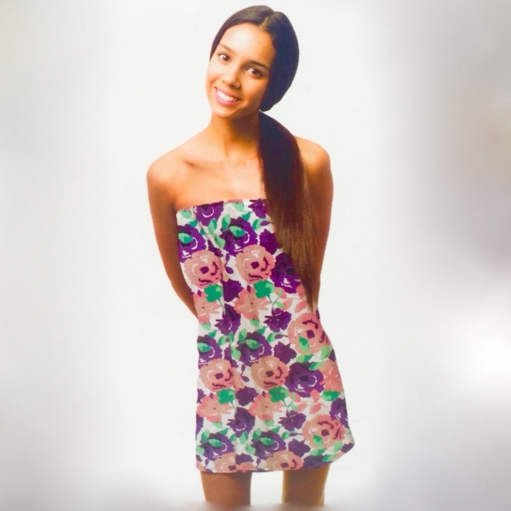 NWT Floral Summer Absorbent Shower Towel Wrap